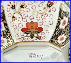 Extremely Rare Set Of 3 Royal Crown Derby 2451 Stacking Centrepiece Bowls