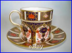 Fine Set 6 Royal Crown Derby Cups & Saucers Old Imari 1128 Exc Cond