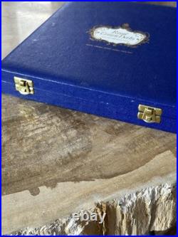 Flatware set with porcelain handles in'Old Imari' pattern by Royal Crown Derby