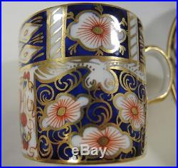 Four 1914 Royal Crown Derby Demitasse Cups & Saucers #2451
