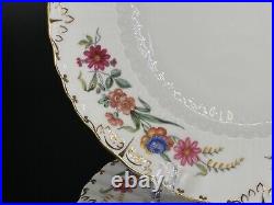 Full Set of (12) Royal Crown Derby CHATSWORTH Bone China 8 3/8 Salad Plates