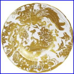 GOLD AVES by Royal Crown Derby Rim Soup Bowl 8.25 NEVER USED made in England