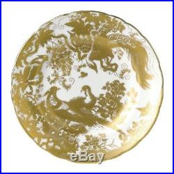Gold Aves by Royal Crown Derby Salad Plate, NEW