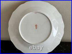 Gorgeous Royal Crown Derby Antique Raised Gold Decor English Porcelain Plate