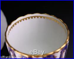 Incredible 18th Century Royal Crown Derby Cobalt Blue Gold Cup and Saucer