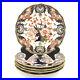 KINGS-IMARI-by-ROYAL-CROWN-DERBY-c1882-Osmaston-Rd-Set-5-Luncheon-Dessert-Plates-01-sk