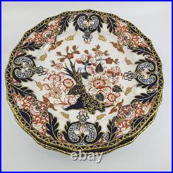 KINGS IMARI by ROYAL CROWN DERBY c1882 Osmaston Rd Set 5 Luncheon Dessert Plates