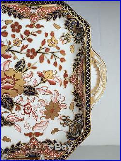 LARGE Antique Royal Crown Derby Gallery Tray Old IMARI Pattern No. 1 c1880s 19