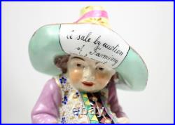 LATE 19TH-EARLY 20th C. ROYAL CROWN DERBY MANSION HOUSE DWARF PORCELAIN FIGURE