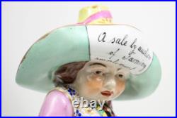 LATE 19TH-EARLY 20th C. ROYAL CROWN DERBY MANSION HOUSE DWARF PORCELAIN FIGURE