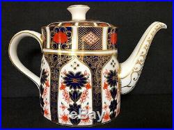 Large Royal Crown Derby Old Imari Teapot (Imari 1128) 2nd Quality