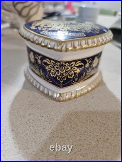 Limited Edition Royal Crown Derby 2000 Queen Mother Centenary Bone China Heart