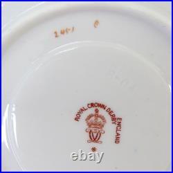 Lot 4 Pre-1921 Royal Crown Derby England #2451 Imari Demitasse Cup & Saucer Sets