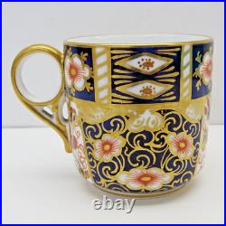 Lot 4 Pre-1921 Royal Crown Derby England #2451 Imari Demitasse Cup & Saucer Sets