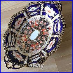 Lovely Royal Crown Derby Imari 2451 Footed Bowl. Serving Dish