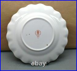 Lovely Royal Crown Derby Old Imari Fluted Plate No 1128 Made In England SU343