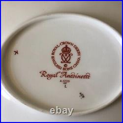 Lovely Royal Crown Derby Royal Antoinette Gravy Boat & Underplate