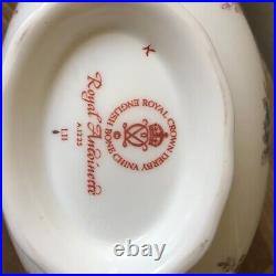 Lovely Royal Crown Derby Royal Antoinette Gravy Boat & Underplate