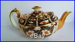 Lovely Vintage Royal Crown Derby Imari 2451 Tea Pot Teapot