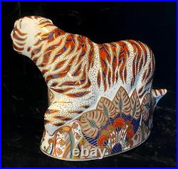 Ltd Ed. Royal Crown Derby English Bone China 1994 Bengal Tiger Paperweight