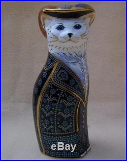 Mint! Royal Crown Derby Stepney Pearly Queen Royal Cat
