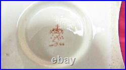 Matching Pair 1820s Royal Crown Derby English Imari Figural Potpourri Dish/Bowl