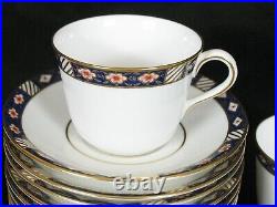 Mint 10 Royal Crown Derby Kedleston Teacups & Saucers