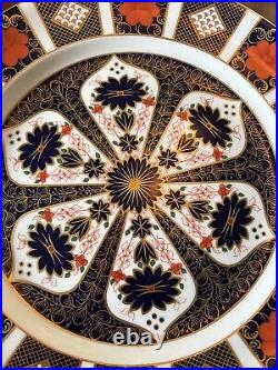 NEW PRICE! Royal Crown Derby Old Imari 13 Inch Round Chop Plate/Serving Platter