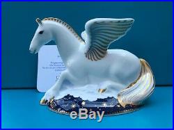 NEW Royal Crown Derby 1st Quality Ltd Ed Pegasus Paperweight no. 939