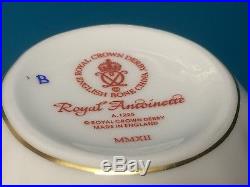 New Royal Crown Derby 1st Quality Antoinette Breakfast Cup & Saucer