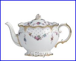 New Royal Crown Derby 1st Quality Antoinette Large Teapot