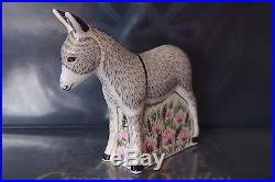 New Royal Crown Derby 1st Quality Donkey Foal Paperweight