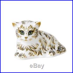 New Royal Crown Derby 1st Quality Fifi Cat & Millie Kitten Paperweight