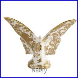 New Royal Crown Derby 1st Quality Gold Aves Butterfly Paperweight