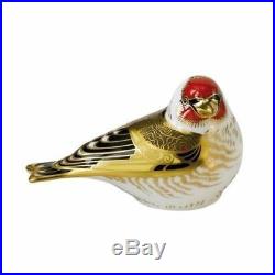 New Royal Crown Derby 1st Quality Goldfinch Paperweight