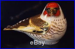 New Royal Crown Derby 1st Quality Goldfinch Paperweight