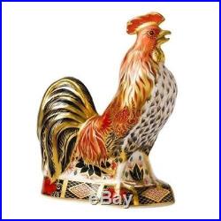 New Royal Crown Derby 1st Quality Imari Cockerel Paperweight