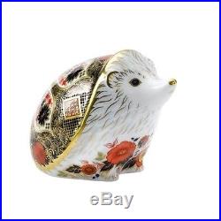 New Royal Crown Derby 1st Quality Imari Hedgehog Paperweight