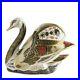 New-Royal-Crown-Derby-1st-Quality-Imari-Solid-Gold-Band-Swan-Paperweight-01-ha