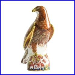 New Royal Crown Derby 1st Quality Limited Edition Golden Eagle Paperweight