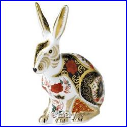New Royal Crown Derby 1st Quality Limited Edition Imari Hare Paperweight