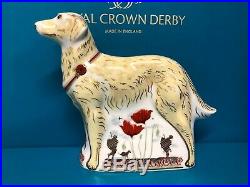 New Royal Crown Derby 1st Quality Limited Edition War Dog Paperweight