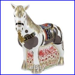 New Royal Crown Derby 1st Quality Limited Edition War Horse Paperweight