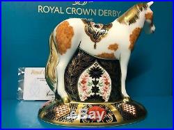 New Royal Crown Derby 1st Quality Ltd Ed Imari Epsom Filly Horse Paperweight