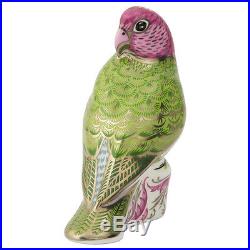 New Royal Crown Derby 1st Quality Ltd Edition Majestic Lovebirds Paperweight
