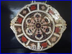New Royal Crown Derby 1st Quality Old Imari 1128 Sauce Tureen Stand