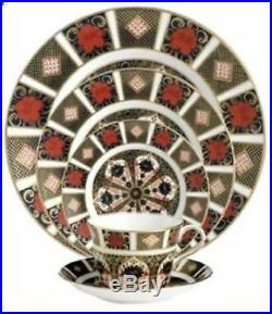 New Royal Crown Derby 2nd Quality Old Imari 1128 30pc Dinner Service #1