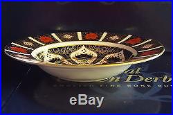 New Royal Crown Derby 2nd Quality Old Imari 1128 8 Soup Bowl