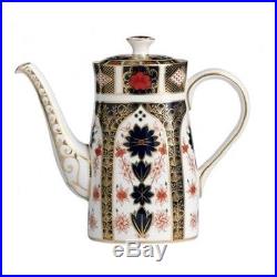 New Royal Crown Derby 2nd Quality Old Imari 1128 Large Coffee Pot