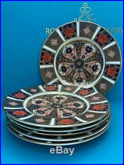 New Royal Crown Derby 2nd Quality Old Imari 1128 Set of 6 x 6 16cm Side Plates